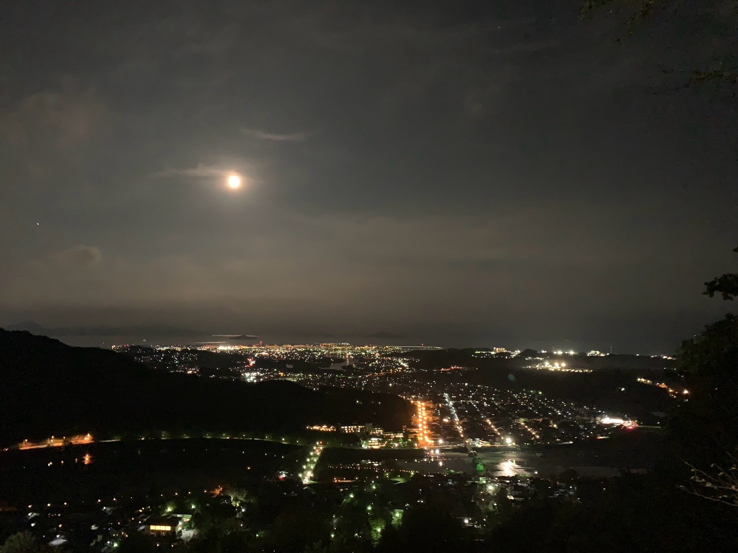 岩国城から望む夜景